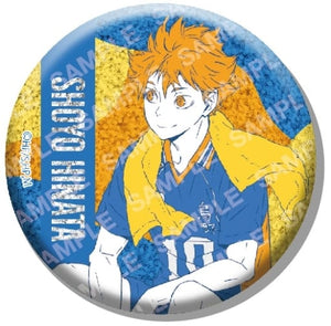 Shoyo Hinata Glitter Haikyu!! Can Badge Collection Tin Badge [USED]