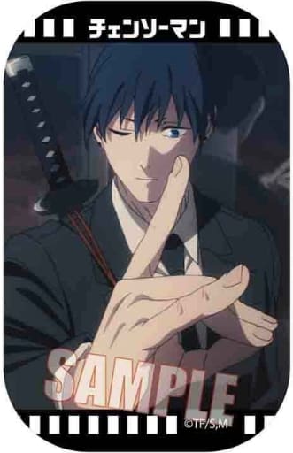 Chainsaw Man Aki Hayakawa C Memories Square Button Buttons [USED]