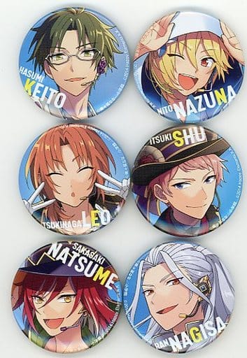 Nazuna Nito, etc. Ensemble Stars!: Ready for Star Unit Leaders Can Badge Comics 2 Special Edition Bundled Bonus 6 Types Set Tin Badge [USED]