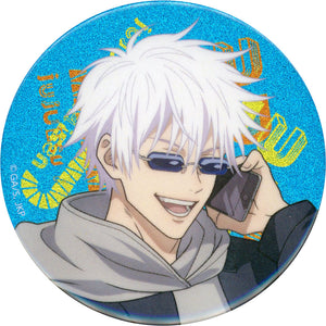 Satoru Gojo Default Style Jujutsu Kaisen Glitter Can Badge Collection Tokyo Anime Tourism 2023 Jujutsu Kaisen Pop Up Shop in Marui Limited Can Badge [USED]