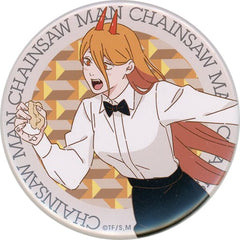 Chainsaw Man Power Can Badge Chainsaw Man Cafe Limited Buttons [USED]