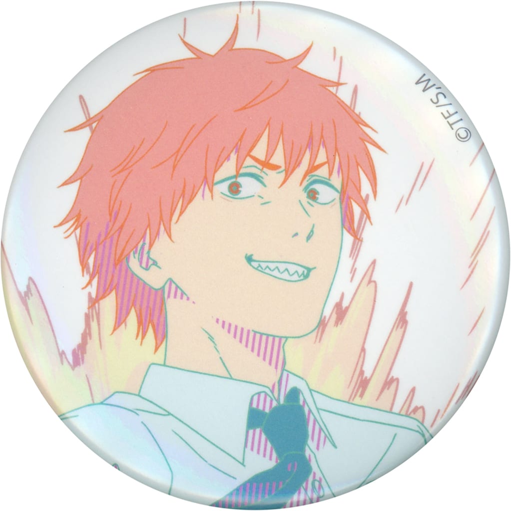 Chainsaw Man Denji Facing Right Laughing Character Badge Collection Buttons [USED]