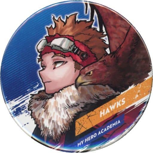 My Hero Academia Hawks Heroes Dai7kai Ninki Tohyo Shin Jukketsu Collection Can Badge Buttons [USED]