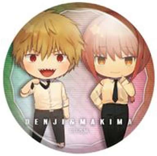 Chainsaw Man Denji Makima Charatoria Trading Can Badge Buttons [USED]