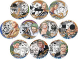 Roronoa Zoro One Piece Heroes Collection Can Badge Roronoa Zoro All 10 Types Set Can Badge [USED]