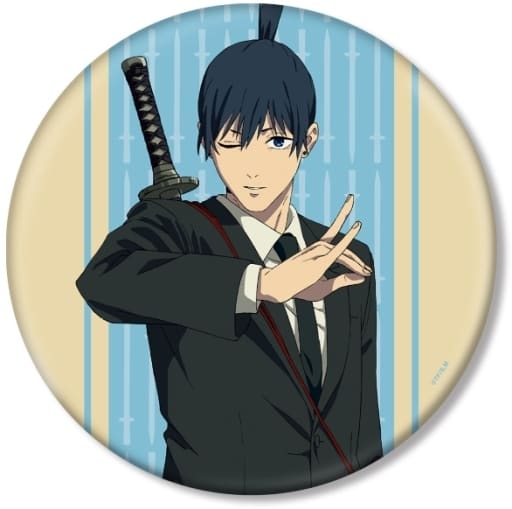 Chainsaw Man Aki Hayakawa A BIG Can Badge Buttons [USED]
