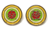 Gyuutarou Upper Rank 6 World Tour Screening Demon Slayer: Kimetsu no Yaiba To the Swordsmith Village- Jogen no Oni no Me Pin Badge Set Theater Limited Set of 2 Badge [USED]