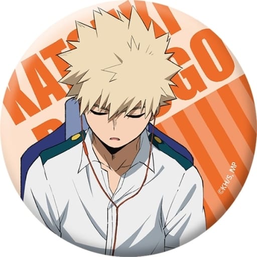 My Hero Academia Katsuki Bakugo Trading Can Badge Heroes Nap Buttons [USED]