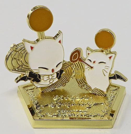Moogle Eorzean Symphony Final Fantasy XIV Metal Pins with Stand Lapel Pin [USED]