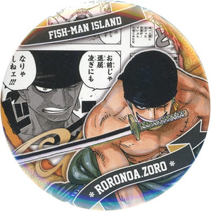 Roronoa Zoro Fishman Island One Piece Heroes Collection Can Badge [USED]