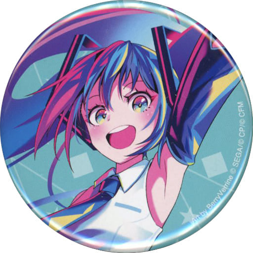 Hatsune Miku Hatsune Miku: Colorful Stage! Can Badge Supporting Stores Limited Blu-ray Colorful Live 1st Link Purchase Benefits Tin Badge [USED]