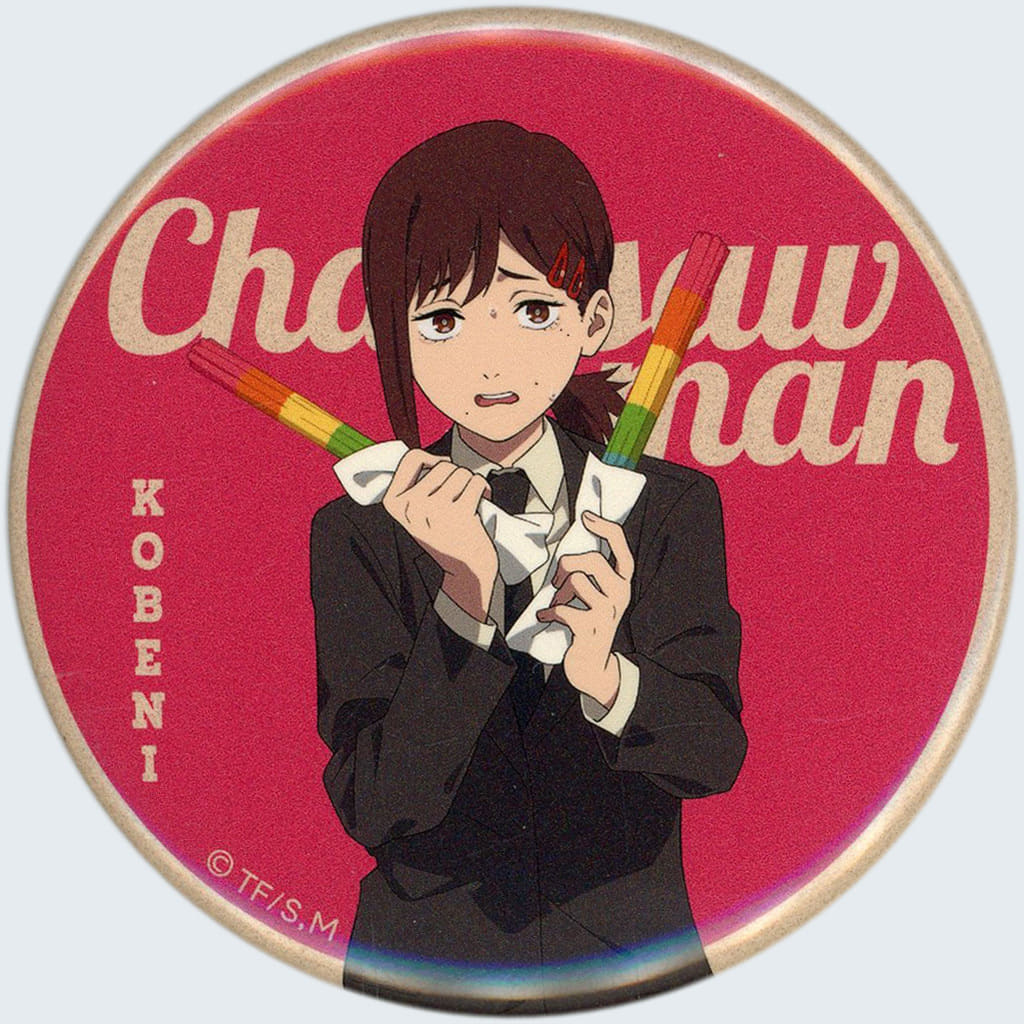 Chainsaw Man Kobeni Higashiyama Can Badge Chainsaw Man Animation Exhibition Limited Buttons [USED]
