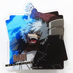 Dabi My Hero Academia Acrylic Stand Badge Collection My Hero Academia Villain Awakens Rise of Heroes in Jump Shop Limited Badge [USED]