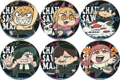 Chainsaw Man Denji & Others Chainsaw Man Bukubu Can Badge animate Limited All 6 Types Set Buttons [USED]