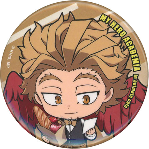 My Hero Academia Hawks Trading Can Badge All-Out War Ver. B animate cafe Limited Buttons [USED]