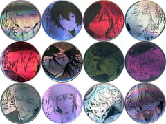 Atsushi Nakajima, etc. Bungo Stray Dogs Trading Hologram Can Badge Original Ver. Great Exhibition Second Act Limited All 12 Types Set Tin Badge [USED]