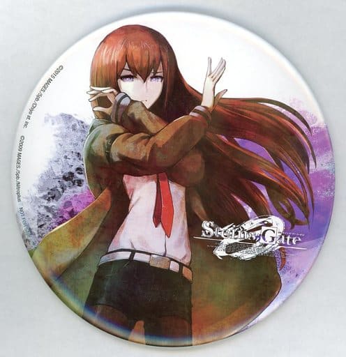 Kurisu Makise Steins;Gate Zero BIG Can Badge GEO Limited PS4 / PS3 / PS Vita Software Purchase Benefits Tin Badge [USED]