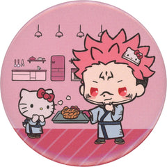 Ryomen Sukuna Hello Kitty Jujutsu Kaisen X Sanrio Characters Can Badge Tin Badge [USED]