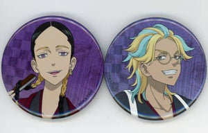 Haitani Brothers Tokyo Revengers Can Badge Set Kenran Rock Shibuya Pop-Up Shop Jack 2023 Village Vanguard Limited Set of 2 Tin Badge [USED]