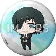 Chainsaw Man Himeno 57mm Metallic Style Button Illust. Yupon Buttons [USED]
