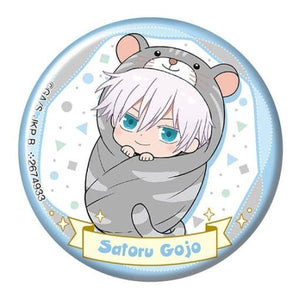 Satoru Gojo Jujutsu Kaisen Punitop Okurumi Tiger Assort Vol.2 Hologram Can Badge [USED]