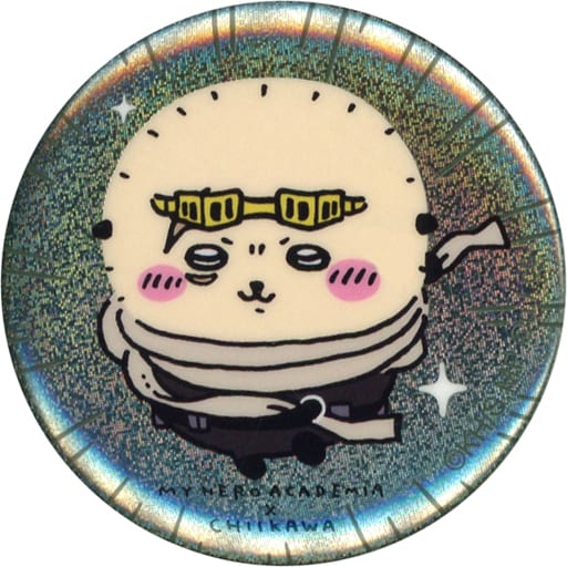 My Hero Academia X Chiikawa: Nanka Chiisakute Kawaii Yatsu Shota Aizawa Sea ​​Otter Chiikawa Kuji Hologram Can Badge in Capsule Chiikawa Market Pop Up Store Exclusive Buttons [USED]