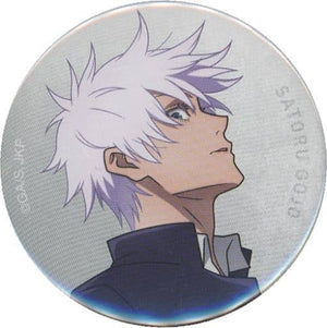 Satoru Gojo Name Alphabet Jujutsu Kaisen Trading Can Badge Great Exchange Exhibition Kaigyoku Gyokusetsu Illust Dai Koryu Exhibition First Half Kaigyoku Gyokusetsu at Baseyard Tokyo Limited Badge [USED]