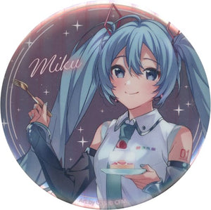 Hatsune Miku V3 VOCALOID Metallic Can Badge Happy 16Th Birthday LAWSON Limited Tin Badge [USED]