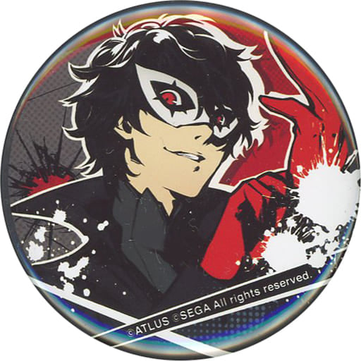Joker Persona 5 Can Badge All-Out Attack Finish Akechi Goro no Karei naru Nichijo Participation Prize Tin Badge [USED]