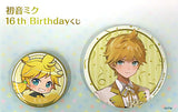 Len Kagamine Party Dress VOCALOID Birthday Kuji 16th Can Badge Set Tin Badge Set Prize Set of 2 Can Badge [USED]