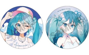 Hatsune Miku Marine Resort VOCALOID Can Badge Set of 2 Tin Badge [USED]