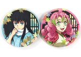 Muichirou Tokitou Mitsuri Kanroji Demon Slayer: Kimetsu no Yaiba Can Badge Set Kyoto International Manga Anime Fair 2023 Kyomaf Limited set of 2 Can Badge [USED]