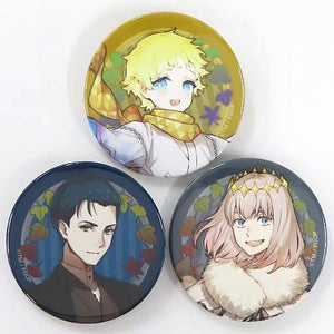 Sherlock Holmes, etc. Fate/Grand Order Kaworu Illustration Can Badge Set Kyoto International Manga Anime Fair 2023 Limited Set of 3 Can Badge [USED]