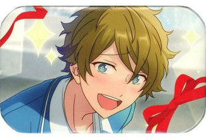 Midori Takamine Ensemble Stars! Valentine Round Squiare Can Badge 2017 Ver. Badge [USED]