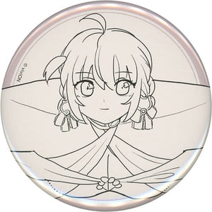 Mashiro Oshiro Reproduction Handwritten Illustration Vtuber Aogiri High School 5th Anniversary Trading Can Badge 5th Anniversary's Pop Up Shop Sorry 5nen mo Tsuzukete Gomen Iwauwa in Marui Limited Can Badge [USED]