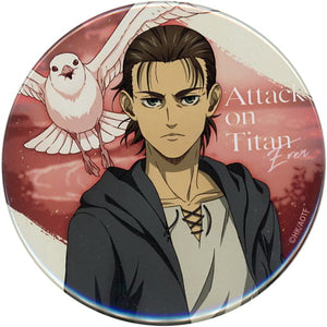 Ellen Yeager Upper Body Attack on Titan Waku Doki Kuji Fly to Next Hope Ver. BIG Can Badge Prize J Can Badge [USED]