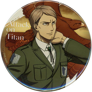 Jean Kirstein Upper Body Attack on Titan Waku Doki Kuji Fly to Next Hope Ver. BIG Can Badge Prize J Can Badge [USED]