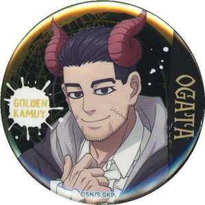 Hyakunosuke Ogata Golden Kamuy Trading Can Badge Lawson Store 100 Autumn Harvest Festival Limited Can Badge [USED]