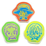 Monkey D. Luffy Roronoa Zoro Sanji One Piece Acrylic Mini Badge Set of 3 Badge [USED]