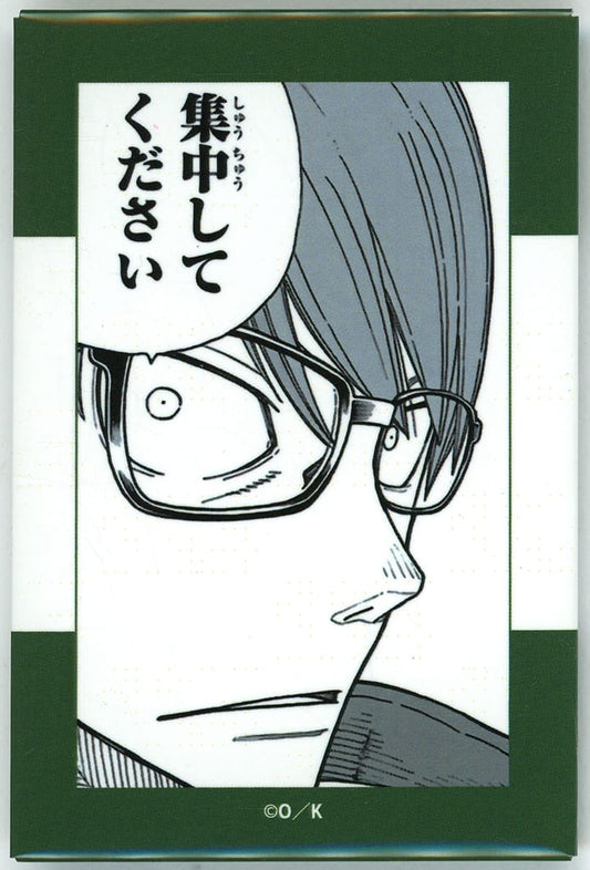 Fire Force Takehisa Hinawa Trading Manga Panel Square Button animate Fair Limited Buttons [USED]