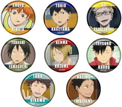 Shoyo Hinata, etc. Haikyu!! Hundred Faces Can Badge Vol.3 All 8 Types Set Acrylic Item [USED]