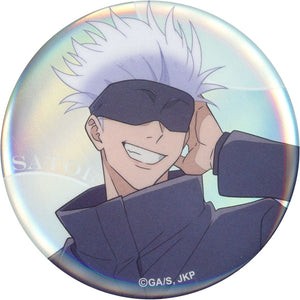 Satoru Gojo Aurora Jujutsu Kaisen Newly Drawn Trading Badge Shibuya Incident JF2024 Ver. Jump Festa 2024 Limited Can Badge [USED]