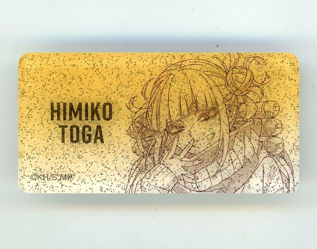 My Hero Academia Toga Himiko Pearl Name Acrylic Badge Collection My Hero Academia Ultra Animation Exhibition Limited Buttons [USED]