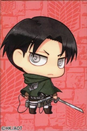 Levi Ackerman 98 Deformation Attack on Titan Levi Hyakkei Can Badge [USED]