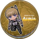 Armin Arlert Attack on Titan The Final Season Mini Character Random Can Badge Collaboration Cafe in Smile Base Cafe Limited Can Badge [USED]