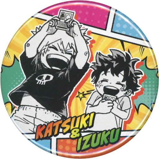 Izuku Midoriya Katsuki Bakugo My Hero Academia Collection Can Badge Petite Childhood Tin Badge [USED]