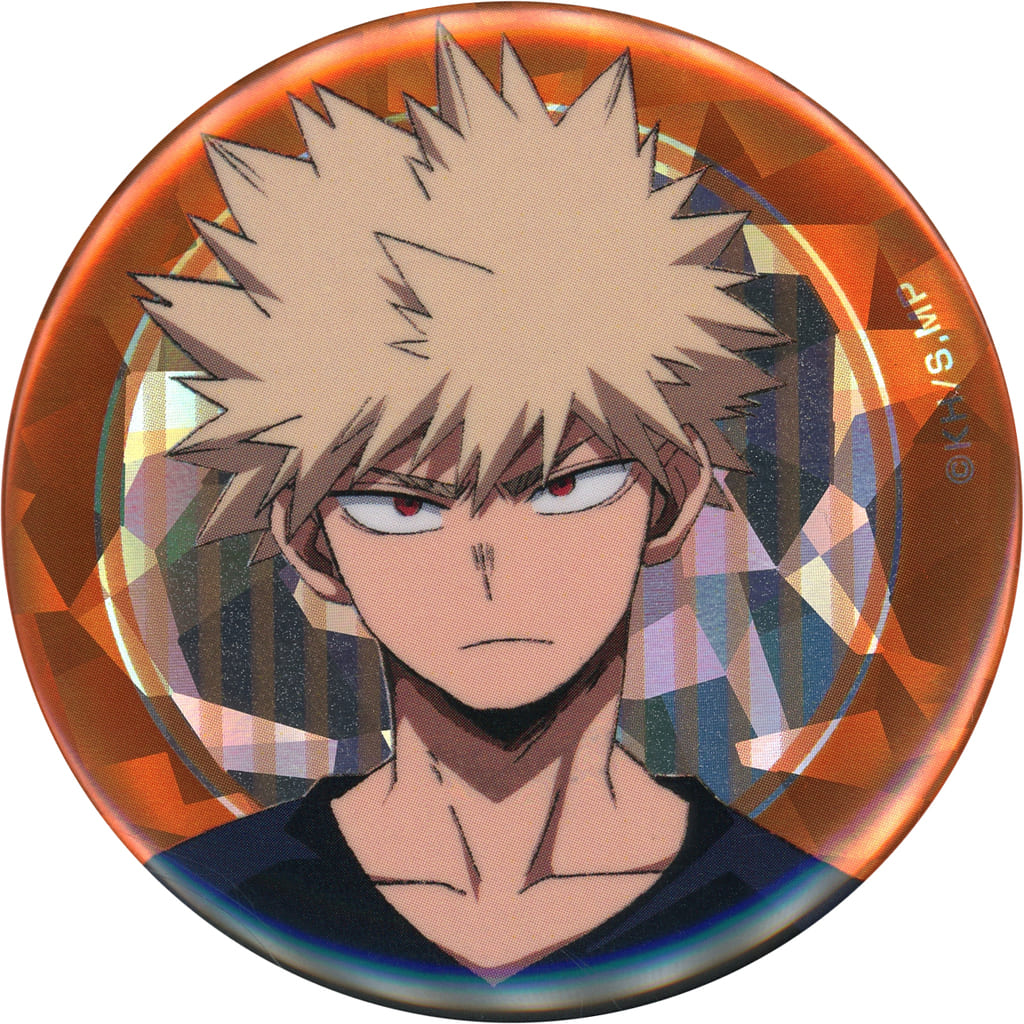 My Hero Academia Katsuki Bakugo Close-up Newly Drawn Can Badge Collection Tower Records Cafe 2023 Limited Buttons [USED]