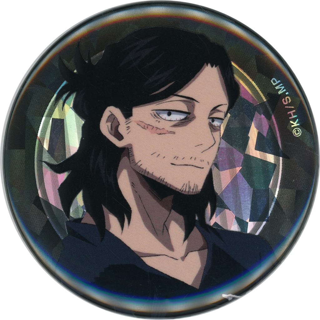 My Hero Academia Shota Aizawa Newly Drawn Can Badge Collection Tower Records Cafe 2023 Limited Buttons [USED]