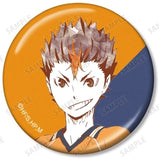 Yu Nishinoya Haikyu!! Ani-Art Trading Part 1 Metallic Can Badge Ver.A Can Badge [USED]