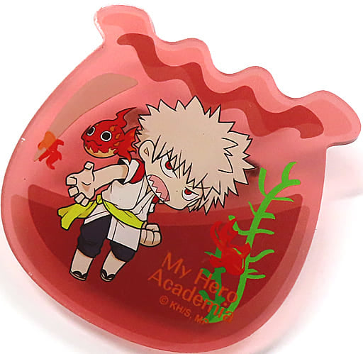 My Hero Academia Katsuki Bakugo Festival Chibi Characters Fishbowl Acrylic Badge Buttons [USED]